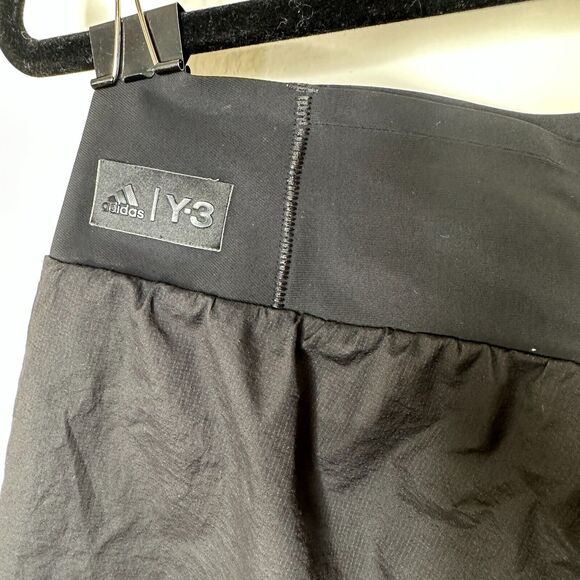 Adidas Y-3 Yohji Yamamoto Sport Spring Sheer Black Lightweight Tech Shorts S - Picture 8 of 16